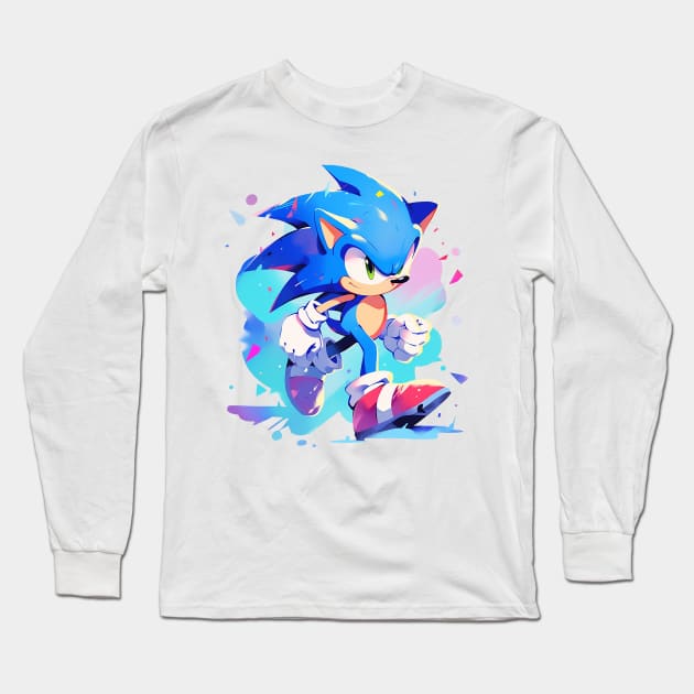 sonic Long Sleeve T-Shirt by skatermoment